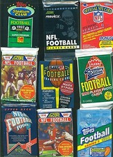  100 OLD FOOTBALL CARDS ~ SEALED WAX SALE WAREHOUSE FIND INCLUDES TOPPS PACK picture