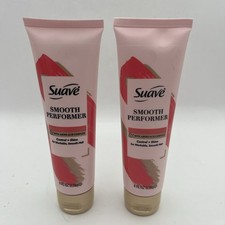 (2) Suave Smooth Performer Anti-Frizz Styling Smoothing Cream Control Shine 4oz picture