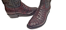 New Lucchese N1180 R 3 Hornback Caiman Men’s Size 10 D Western Boots picture