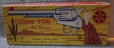 Vintage Kilgore Long Tom Capgun in Original Box & Original Accessories Box Only picture