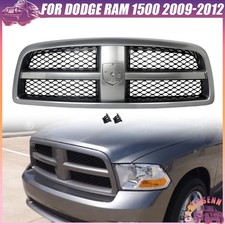 PDM MINERAL GRAY METALLIC Front Bumper Upper Grille For 2009-2012 DODGE RAM 1500 picture