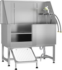 Professional Stainless Steel Dog Washing Station, Height Adjustable Dog Bathtub picture