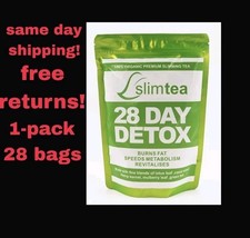 Slim Tea 28 Days Detox Cleanse Fast Weight Loss Detox Tea Beauty All Natural. picture