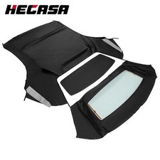 For Ford Mustang 1994-2004 Convertible Soft Top w/Heated Glass Window Black picture