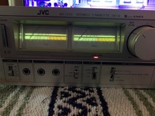 Vintage JVC KD-A33 Stereo Cassette Deck — For Parts or Repair - Powers ON picture