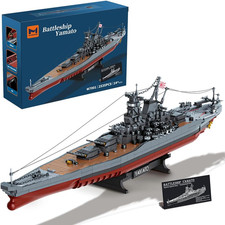 M7001 1:300 Japanese Yamato Battleship Building Blocks Set, 2569 Pieces WWII Nav picture