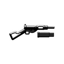 BrickArms Black Sten Machine Gun Weapons for Brick Minifigures picture