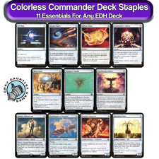 COLORLESS Commander Deck Staples Pack MTG Artifacts Bundle EDH Magic Draw Ramp [ picture