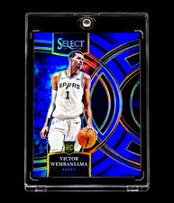 VICTOR WEMBANYAMA BLUE ROOKIE PRIZM RARE Panini 2023-24 Wemby RC Spurs NBA Final picture