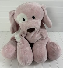 Baby GUND Big Spunky Puppy Dog Plush Stuffed Lovey Toy Pink White 58494 Floppy picture