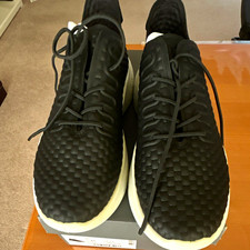 NIB ECCO Therap M Men's Black/White Lace-Up Low Top Athletic Sneaker 7.5M picture