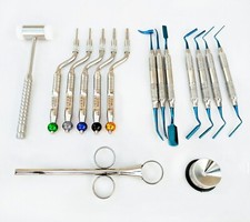 15-Piece Stainless Steel Dental Instrument Set with Osteotomes, Packers picture