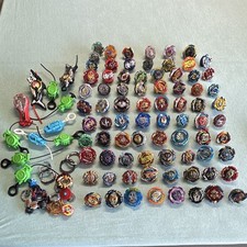 Beyblade 78 Lot w/ Launchers, Ripcords & More Tomy Takara, Hasbro…See Pics picture