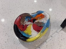 Dino Martens Murano 1950s MultiColor Oriente Italian Art Glass Bowl G2U picture