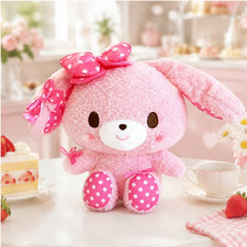 Sanrio Characters Official Plush Doll Bonbonribbon 30cm Stuffed Doll Pink Soft picture