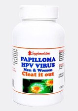 NATURAL HERBS FOR PAPILLOMA WOMEN & MEN HPV VIRUS - 120 CAPS - MADE IN USA picture