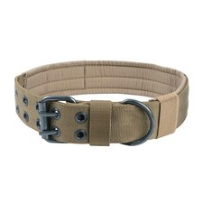 2''Wide Tactical Heavy Duty Nylon Large Dog Collar K9 Military With Metal Buckle picture