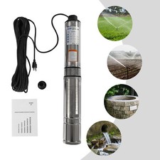 0.5HP Submersible Well Pump, 16GPM Stainless Steel, 110V Deep Water Pump picture
