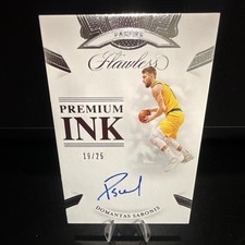 Panini Flawless 2019-20 Domantas Sabonis Premium Ink Auto PI-DSB 19/25 picture