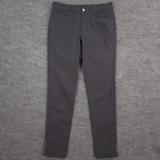 Lululemon ABC Pants Mens 30X31 Gray Slim Fit Warpstreme Performance Golf Casual picture