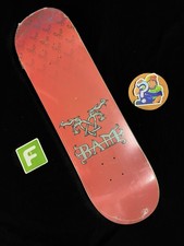 RARE Bam Margera Pink Foil Heartagram Element Skateboard Deck Pro Model HIM picture