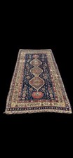 COLLECTIBLE 1870’s 100% WOOL /WOOL FOUNDATION ANTIQUE HANDMADE SHIRVAN 4’8X8’2 picture