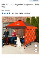 Cleveland Browns NFL 12x12 Pagoda Canopy with Sidewall picture
