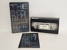 RARE The Reel Thing VTG July 1988 PROMO VHS Music Video Compilation MCA picture