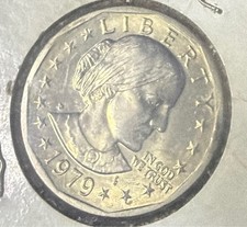 1979-P Susan B. Anthony Dollar Coin WIDE RIM  NEAR DATE picture