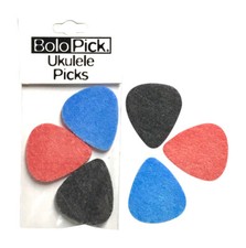 BoloPick Felt Pick for Ukulele 6 Pack Rocking Robin picture