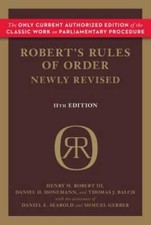 Robert's Rules of Order Newly Revised - Paperback - VERY GOOD picture