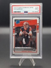 2020 Panini Donruss Optic Joe Burrow #151 Rated Rookie RC PSA 9 MINT Bengals picture