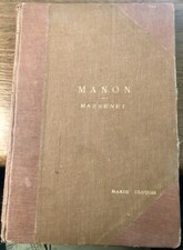 Manon * Jules Massenet 1895 French Opera HC * Perhaps Cast Member Copy 405 pgs picture