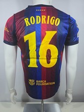 Barcelona Home Rodrigo #16 Fan Version Soccer Jersey Football Shirt 2026/27 picture