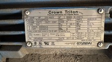 Crown Triton 20 HP 230/460 Volt 256TC TEFC HHI20-18-256TC 1775 RPM picture