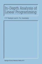 In-Depth Analysis of Linear Programming, Hardcover by Vasilyev, F. P.; Ivanit... picture