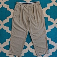 Vintage 90s Colours by Alexander Julian High Rise Relaxed Khaki Cotton Pants picture