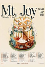 Mt. Joy 10 Years World Tour 2026 Poster, North America Concert Print picture