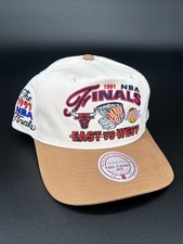 Mitchell & Ness 1991 NBA Finals Bulls vs Lakers Snapback Hat NWT Jordan Era picture