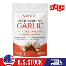 Aged-Resilia Garlic Extract Softgels (60 Count) – Odorless Aged Garlic Extract picture