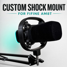 FIFINE AM8T Microphone Shock Mount – 3D Printed, O-Ring Suspension, 3/8″ Thread picture