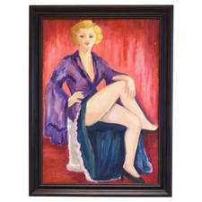 Vivid Midcentury French Portrait picture