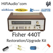 Fisher 440T receiver restoration recap repair upgrade rebuild kit capacitor fix picture
