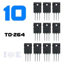 10pcs 2SC5200 Power TOSHIBA Transistor Silicon NPN Triple Diffused Type to-264 picture