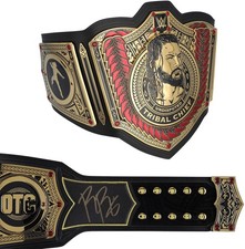 Roman Reigns WWE Autographed Tribal Chief Replica Championship Title Belt picture