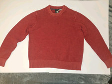 Kuhl Men's XL Red Crew Neck Knit Cotton Pullover Sweater w/ Logo picture