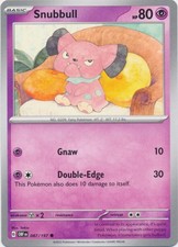 Snubbull - 087/197 - Common (Near Mint) Obsidian Flames - Psychic Pokémon picture