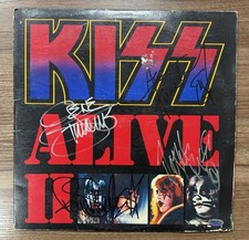 KISS Alive II – Full Band Signed – In‑Person Authentics COA – 4 Autographs picture