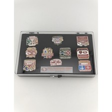 San Francisco 49ers Pin Set 2024 Limited Edition NFL Football 10pc MSRP $99 NEW picture