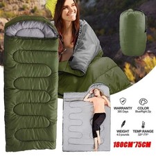 4 Season Single Sleeping Bag - Premium Waterproof Camping Hiking Envelope Bags picture
